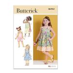 Butterick B6952A Children's Dresses, Tops, Shorts and Pants Sewing Pattern Kit, Design Code B6952, Sizes 3-4-5-6-7-8