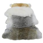 Natural Rabbit Fur Skin,Real Quality Pelts, Perfect DIY for Clothing Accessories,Home Decoration,Cat/Dog Toys,Sewing,Crafting Fur Hide