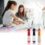 Lhedon Seam Ripper 3 PCS, Seam Rippers for Sewing, Ergonomic Grip, Colorful Large Thread Stitch Remover Tool Handy Stitch Rippers for Sewing Crafting Removing Hems and Seams