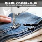 Portable Cordless Handheld Sewing Machine, 2 Modes for Two-Thread Stitching. Ideal Sewing Machine for Beginners. Mini for Home, Travel, DIY, Mending