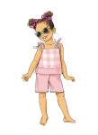 Butterick B6952A Children's Dresses, Tops, Shorts and Pants Sewing Pattern Kit, Design Code B6952, Sizes 3-4-5-6-7-8