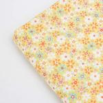 7Pcs 20" x 20" Cotton Fabric DIY Making Supplies Quilting Patchwork Fabric Fat Quarter Bundles DIY for Quilting Cotton Patchwork Cushions (Orange, 20" x 20")