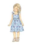 Butterick B6952A Children's Dresses, Tops, Shorts and Pants Sewing Pattern Kit, Design Code B6952, Sizes 3-4-5-6-7-8