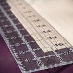 Fiskars Sewing Ruler, 3" x 18" Acrylic Ruler with Gridlines, Sewing and Quilting Supplies, Arts and Craft Supplies, Clear