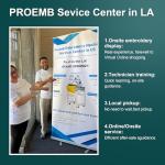 PROEMB FW-1501R 15 Needles Embroidery Machine 24x16" Embroidery Area,1200SPM Max Speed Multi Needle with 10" Touch Screen,Commercial Embroidery Machine for 3D Hats, Flat, T-shirt, hoodies and more