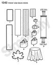 Simplicity 1343 Autumn Themed Tablecloth and Table Accessories Home Décor Sewing Patterns, One Size