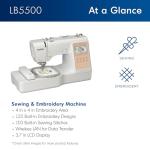 Brother LB5500 Combo Sewing & Embroidery Machine