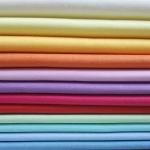 Mililanyo 16pcs 18 x 22 inches Cotton Fabric Premium Solid Precut Fabric Pure Quilting Fat Quarter Bundles Patchwork for Sewing DIY Craft