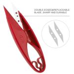 Sewing Seam Ripper Tool,Stitch Remover and Thread Cutter with 2Big+2Small Seam Rippers,1 Pack Thread Snips,1Pack 5”Scissor