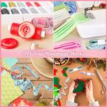 Tape Measure, iBayam Soft Ruler 60-Inch Double-Sided Measuring Tape or Body Weight Loss Fabric Sewing Tailor Cloth Vinyl Measurement Craft Supplies, 2-Pack White, Blue