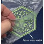 H.B.I. Products Wash Away Water Soluble Embroidery Stabilizer & Topping Roll 12" x 15 Yards, Clear Dissolving Film for High-Pile Fabrics, Machine & Hand Embroidery