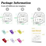 GAZETSZ Bowl Cozy Template 3 Sizes, Sewing Patterns Quilting Templates, Quilting Rulers and Templates, Bowl Cozy Pattern for DIY Art Crafttemplate