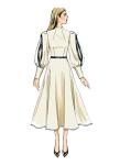Vogue V9327E5 Easy to Sew Women's Partially Lined Dress Sewing Patterns, Sizes 14-22