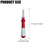GDMINLO 3 Pieces Ergonomic Grip Seam Ripper, Colorful Large Thread Remover for Sewing Crafting Removing Embroidery Hems and Seams