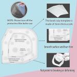 Fosdonge Bowl Cozy Template Cutting Ruler Set 3 Sizes, Acrylic Transparent Sewing Patterns Quilting Templates, Bowl Cozy Pattern Quilting Rulers for DIY Kitchen Art Craft