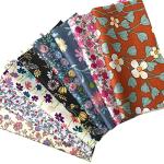 50pcs 8" x 8" Fabric Squares 100% Cotton Fabric Bundles Quilting Craft Supplies Floral Precut Squares Patchwork for Sewing DIY Quilt Patchwork