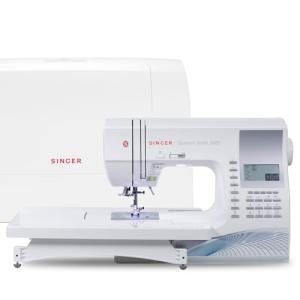SINGER Quantum Stylist 9960 Computerized Sewing & Quilting Machine – Metal, Plastic, with Extension Table, Hard Case & Accessories, 600 Stitches, Lettering, LED Light, 1-Step Buttonhole