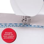 SINGER Quantum Stylist 9960 Computerized Sewing & Quilting Machine – Metal, Plastic, with Extension Table, Hard Case & Accessories, 600 Stitches, Lettering, LED Light, 1-Step Buttonhole