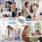 BREXFIRE Upgraded Magnetic Seam Guide for Sewing Machine, Magnetic Sewing Guide with Clip, Hemmer Guide, Multifunctional Hem Guide, Universal Sewing Machine Attachments, Sewing Supplies Accessories