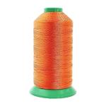 Mandala Crafts Size 138 420D T135 Bonded Nylon Thread - Orange 1250 YDs Tex 135 Heavy Duty Sewing Threads for Leather, Jeans, Weaving, Outdoor Marine Upholstery