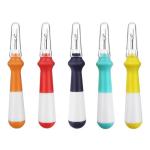 5 Pieces Ergonomic Grip Seam Ripper, Colorful Large Thread Remover for Sewing Crafting Removing Embroidery Hems and Seams