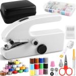 Handheld Sewing Machine for Beginners, Mini Portable Electric Sewing Machine, Easy to Use, Fast Stitch for Fabrics & Clothes, Travel & DIY, Compact & Lightweight