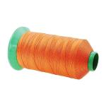 Mandala Crafts Size 138 420D T135 Bonded Nylon Thread - Orange 1250 YDs Tex 135 Heavy Duty Sewing Threads for Leather, Jeans, Weaving, Outdoor Marine Upholstery