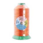 Mandala Crafts Size 138 420D T135 Bonded Nylon Thread - Orange 1250 YDs Tex 135 Heavy Duty Sewing Threads for Leather, Jeans, Weaving, Outdoor Marine Upholstery