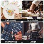 5 Pieces Ergonomic Grip Seam Ripper, Colorful Large Thread Remover for Sewing Crafting Removing Embroidery Hems and Seams