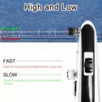 Electric Mini Handheld Sewing Machine: Portable 2-Speed Sewing Machine, Equipped With Complete Accessory Kit, Suitable For DIY, Family Travel Use, Meeting Home Repair Needs (Black)