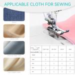 Mini Sewing Machine for Beginners, Portable Electric Sewing Machine with Dual Speed, 12 Built-in Stitches, Foot Pedal, and Accessories Kit for Home DIY Projects & Gift