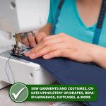 Mandala Crafts Size 138 420D T135 Bonded Nylon Thread - Orange 1250 YDs Tex 135 Heavy Duty Sewing Threads for Leather, Jeans, Weaving, Outdoor Marine Upholstery