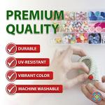 Mandala Crafts Size 138 420D T135 Bonded Nylon Thread - Orange 1250 YDs Tex 135 Heavy Duty Sewing Threads for Leather, Jeans, Weaving, Outdoor Marine Upholstery