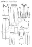 New Look Sewing Pattern 6142 Miss/Men Separates, Size A