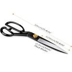 Fabric Scissors Professional 10 inch Heavy Duty Scissors for Leather Sewing shears for Tailoring Industrial Strength High Carbon Steel Tailor Shears Sharp for Home Office Artists Dressmakers