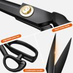 Fabric Scissors Professional, 8" Heavy Duty Sewing Scissor for Fabric Cutting, Tailor Sharp Sewing Shears for Cutting Leather craft Home Office Students Artists Dressmakers