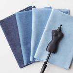 50 × 35cm Pre-Cut Lightweight Thin Denim Cotton Fabric, Doll Clothes Fabric, for Doll Jeans Dresses Jackets, Sewing Supplies, in 4 Colors, Pre-Cut to 19.68 × 13.77 inches