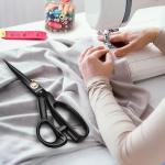 Fabric Scissors Professional, 8" Heavy Duty Sewing Scissor for Fabric Cutting, Tailor Sharp Sewing Shears for Cutting Leather craft Home Office Students Artists Dressmakers