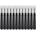 ESHATO 12 Pieces Sewing Seam Rippers,Stitch Thread Unpicker and Cutter for Crafting (Black)