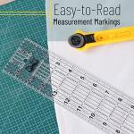 Mr. Pen- Sewing Ruler, 3 x17 Inch, Acrylic Quilting & Cutting Ruler, Non-Slip, Sewing Supplies