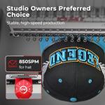 BAi The Mirror 15 Needles Embroidery Machine 20x14" Embroidery Area,1200SPM Max Speed Multi Needle with 10" Touch Screen,Commercial Embroidery Machine for 3D Hats Clothing,Wifi Available