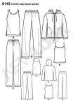 New Look Sewing Pattern 6142 Miss/Men Separates, Size A