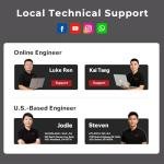 BAi The Mirror 15 Needles Embroidery Machine 20x14" Embroidery Area,1200SPM Max Speed Multi Needle with 10" Touch Screen,Commercial Embroidery Machine for 3D Hats Clothing,Wifi Available