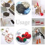 OZXCHIXU 7PCS/lot Coffee Series Floral Cotton Fabric Quilting Patchwork Fabric Fat Quarter Bundles for Scrapbooking, Cloth Sewing, DIY Crafts, Handmade Bags, Pillows - 19.7X19.7inches