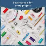 ARTIKA Sewing Kit for Adults and Kids (94 PCS) - Small Beginner Set w/Multicolor Thread, Needles, Scissors, Thimble & Clips - Emergency Repair and Travel Kits - Sewing Accessories and Supplies