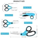 Asdirne Premium sewing Scissors Bundle, Perfect Sewing Partners, Sharp and Durable, Comfortable Handle, Contains 9”Fabric scissors, 5”Detail Shear, 3.9”Embroidery Scissors, 4.8”Thread Snips