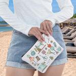 WZMPA Funny Sewing Cosmetic Makeup Bag Sewing Machine Gift Sewing Tools Canvas Zipper Pouch Bag Seamstress Quilters Gift (Sewing Tools)