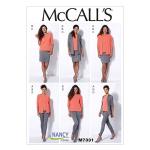 McCall's Patterns M7331 Misses' Jacket, T-Shirt, Pencil Skirt and Leggings, Size A5 (6-8-10-12-14)