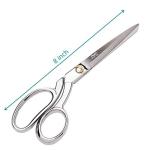 Mr. Pen Metal Scissors, 8 Inch, Carbon Steel, Heavy Duty Sewing & Fabric Scissors, Tailor Shears