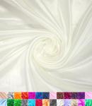 Satin Fabric | Decoration & Sewing | Shiny & Luxury | 60" Wide Roll | Metallic Shiny | Upholstery, Lining, Drapery, DIY Crafts (Ivory, 2 Yards)